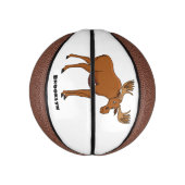 Mini Ballon De Basket Funny moose (Vertical)