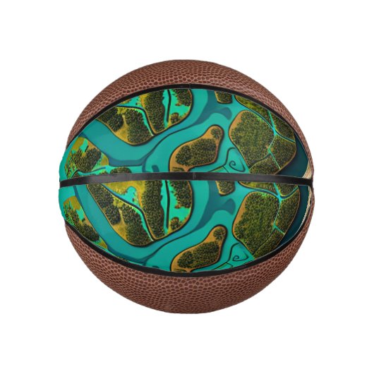 Mini Ballon De Basket Futuristic Marshlands (Devant)