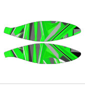 Mini Ballon De Basket Géométrie gris-vert (Panneaux)