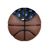 Mini Ballon De Basket Glowing infinity with blue rose (Droite)