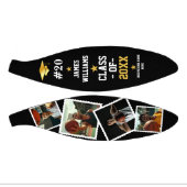 Mini Ballon De Basket Graduation Senior Custom Name, Number & 4 Photos (Panneaux)