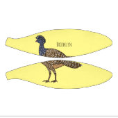 Mini Ballon De Basket Great curassow bird cartoon illustration (Panneaux)