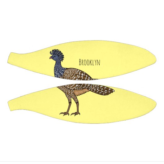 Mini Ballon De Basket Great curassow bird cartoon illustration (Panneaux)