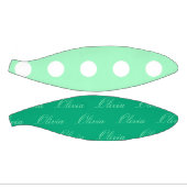 Mini Ballon De Basket Green Poka Dots (Panneaux)