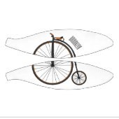 Mini Ballon De Basket High wheel bicycle cartoon illustration  (Panneaux)