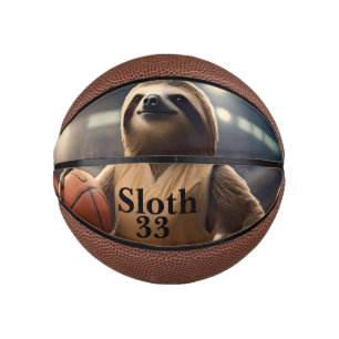 Mini Ballon De Basket Hoops and Hangs : Le Slam Dunking Sloth,