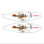 Mini Ballon De Basket Illustration amusante de poulet cool (Panneaux)