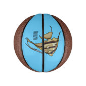 Mini Ballon De Basket Illustration d'angelfish (Vertical)