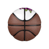 Mini Ballon De Basket Illustration d'aubergine (Droite)