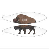 Mini Ballon De Basket Illustration de bison (Panneaux)