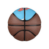 Mini Ballon De Basket Illustration de calamar rose (Droite)