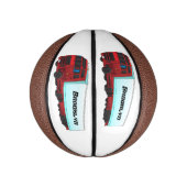 Mini Ballon De Basket Illustration de camion roumain (Vertical)