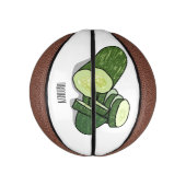 Mini Ballon De Basket Illustration de combre (Vertical)