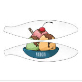 Mini Ballon De Basket Illustration de crème glacée (Panneaux)