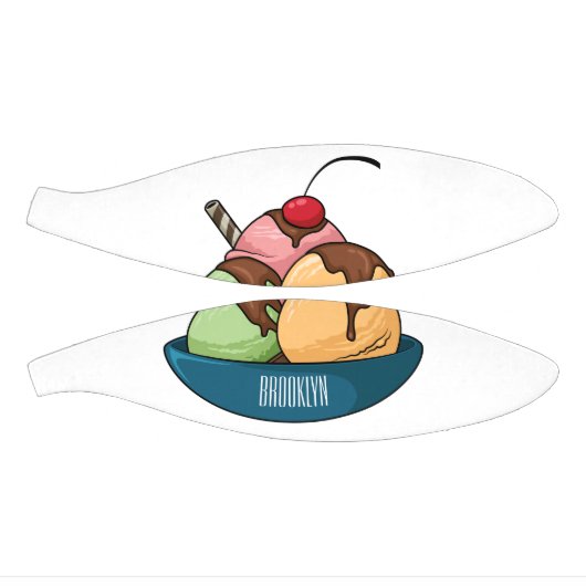 Mini Ballon De Basket Illustration de crème glacée (Panneaux)