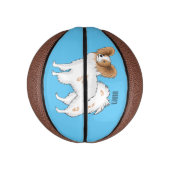 Mini Ballon De Basket Illustration de dessin pour chien de Papillon (Vertical)