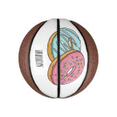 Mini Ballon De Basket Illustration de Donut (Vertical)