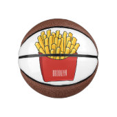 Mini Ballon De Basket Illustration de frites (Devant)