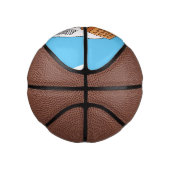 Mini Ballon De Basket Illustration de gaufre (Droite)