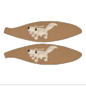 Mini Ballon De Basket Illustration de gecko tan tan mignon (Panneaux)