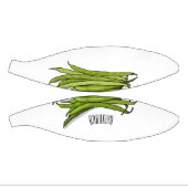 Mini Ballon De Basket Illustration de haricots verts (Panneaux)