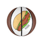 Mini Ballon De Basket Illustration de Hot dog (Vertical)