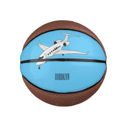 Mini Ballon De Basket Illustration de jet privé (Devant)