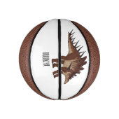 Mini Ballon De Basket Illustration de Kentrosaurus (Vertical)