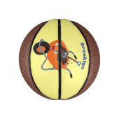 Mini Ballon De Basket Illustration de la brouette en brouette orange trè (Vertical)