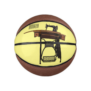 Mini Ballon De Basket Illustration de la machine à coudre