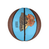 Mini Ballon De Basket Illustration de lézard à col frisé (Vertical)