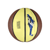 Mini Ballon De Basket Illustration de l'hélicoptère de police (Vertical)