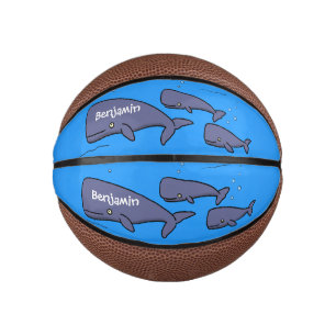 Mini Ballon De Basket Illustration de mignonne migratrice de baleines à 