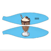 Mini Ballon De Basket Illustration de milk-shake au chocolat (Panneaux)