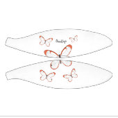 Mini Ballon De Basket Illustration de papillon en verre (Panneaux)