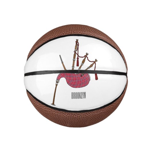 Mini Ballon De Basket Illustration de pipes (Devant)