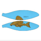 Mini Ballon De Basket Illustration de poisson Pleco (Panneaux)