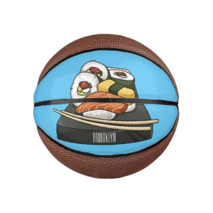 Mini Ballon De Basket Illustration de sushi