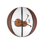 Mini Ballon De Basket Illustration de violoncelle (Vertical)