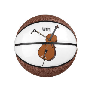 Mini Ballon De Basket Illustration de violoncelle