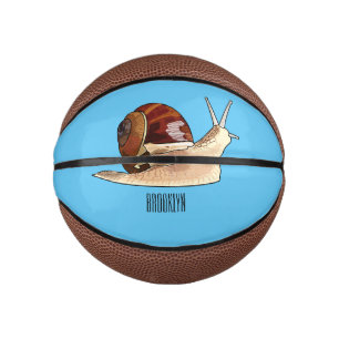 Mini Ballon De Basket Illustration d'escargot