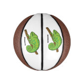 Mini Ballon De Basket Illustration du caméléon de la parson (Vertical)