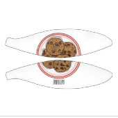 Mini Ballon De Basket Illustration du cookie de puce à chocolat (Panneaux)