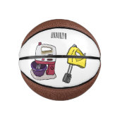 Mini Ballon De Basket Illustration du mixer (Devant)