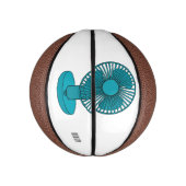 Mini Ballon De Basket Illustration du ventilateur (Vertical)
