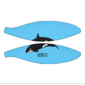 Mini Ballon De Basket Illustration d'une baleine tueuse (Panneaux)