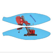 Mini Ballon De Basket Illustration d'une pelle à vapeur rouge mou (Panneaux)