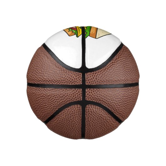 Mini Ballon De Basket Illustration Sandwich (Droite)