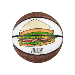 Mini Ballon De Basket Illustration Sandwich