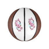 Mini Ballon De Basket Infinité avec les fleurs Sakura (Vertical)